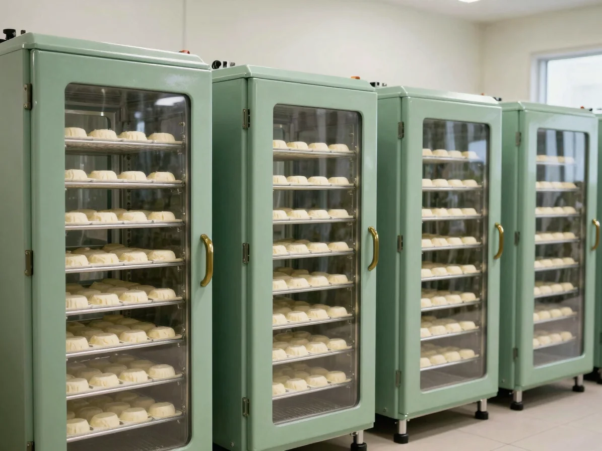 Commercial incubator unit with trays, clean lighting, clear produ